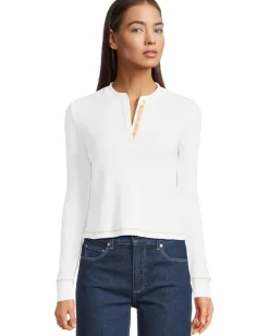 Michael Stars Lina Henley Tee White