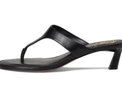 Vince Camuto Lina Thong Kitten Heel Sandals Black Sale