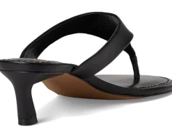 Vince Camuto Lina Thong Kitten Heel Sandals Black Sale
