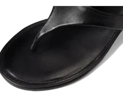 Vince Camuto Lina Thong Kitten Heel Sandals Black Sale