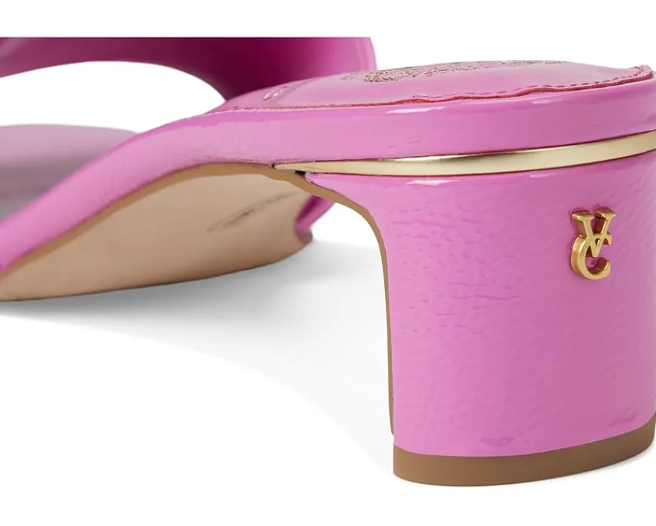 Vince Camuto Linanna Heeled Slide Sandals Lotus Pink Discount
