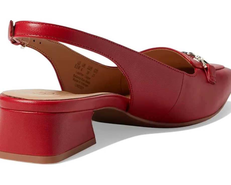 Naturalizer Lindsey Crimson Red Leather Sale