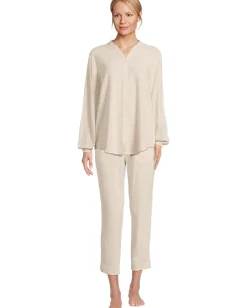 Women Barefoot Dreams Linen Blend Blouse