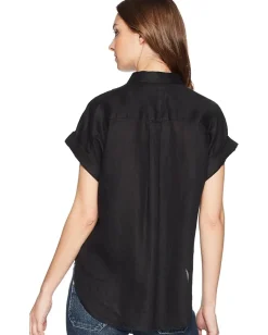 Women Lauren Ralph Lauren Linen Dolman-Sleeve Shirt