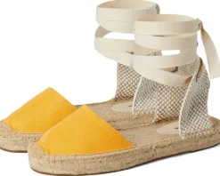 Women Soludos Linen Lauren Lace-up