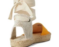 Women Soludos Linen Lauren Lace-up