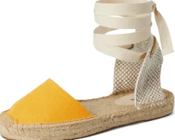 Women Soludos Linen Lauren Lace-up