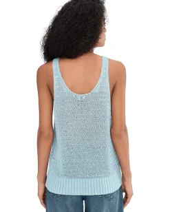 Women Madewell Linen Vera Scoop Tank