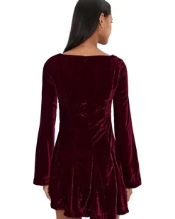 Women Free People Linney Velvet Mini