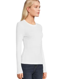 Women Michael Stars Liyah Ribbed Long Sleeve Tee