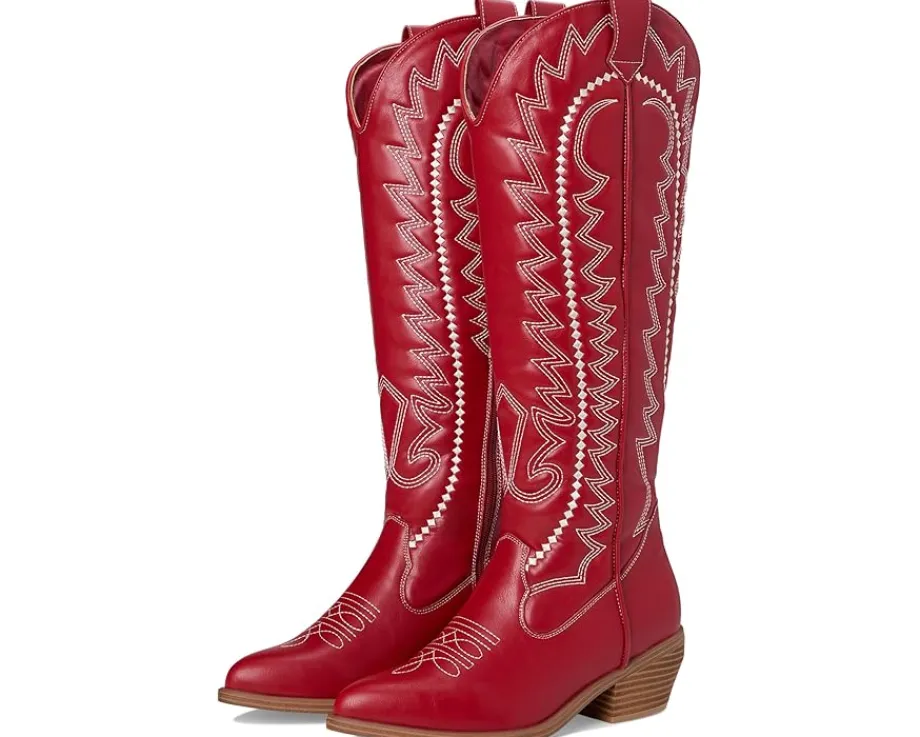 MIA Locklyn Deep Red/Off White Sale