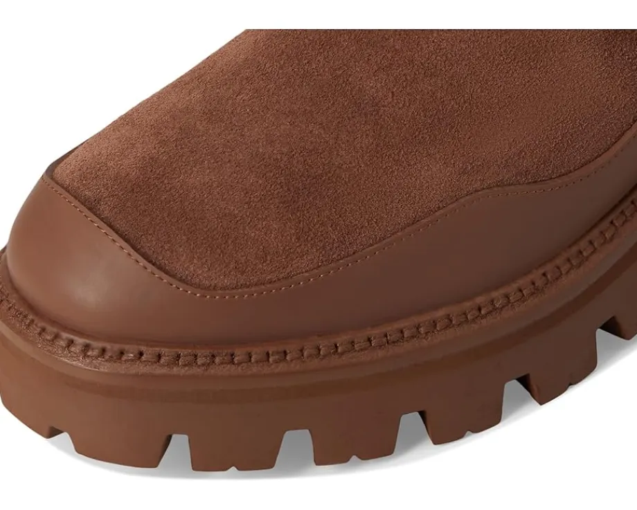 Kate Spade New York London Shearling Chelsea Boots Hot Chocolate Sale