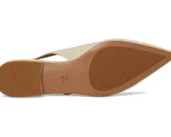Lauren Ralph Lauren Londyn Suede Slingback Flat Sand Dune Hot