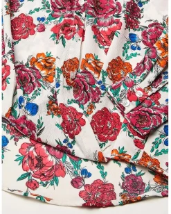 Rock and Roll Cowgirl Long Sleeve Button Print B4B4511 Multi Hot