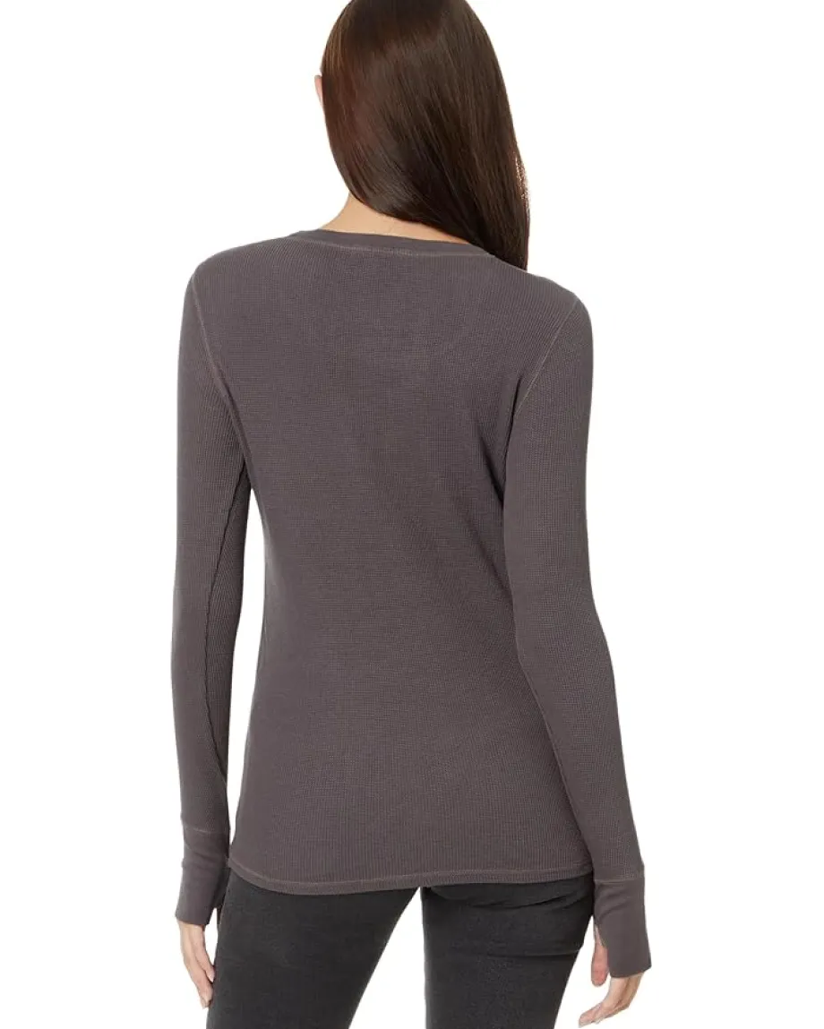 Women Mod-o-doc Long Sleeve Crew Neck Tee with Thumbhole