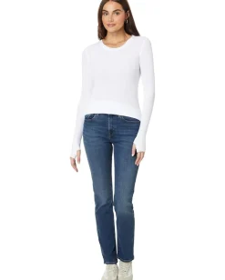 Women Mod-o-doc Long Sleeve Crew Neck Tee with Thumbhole