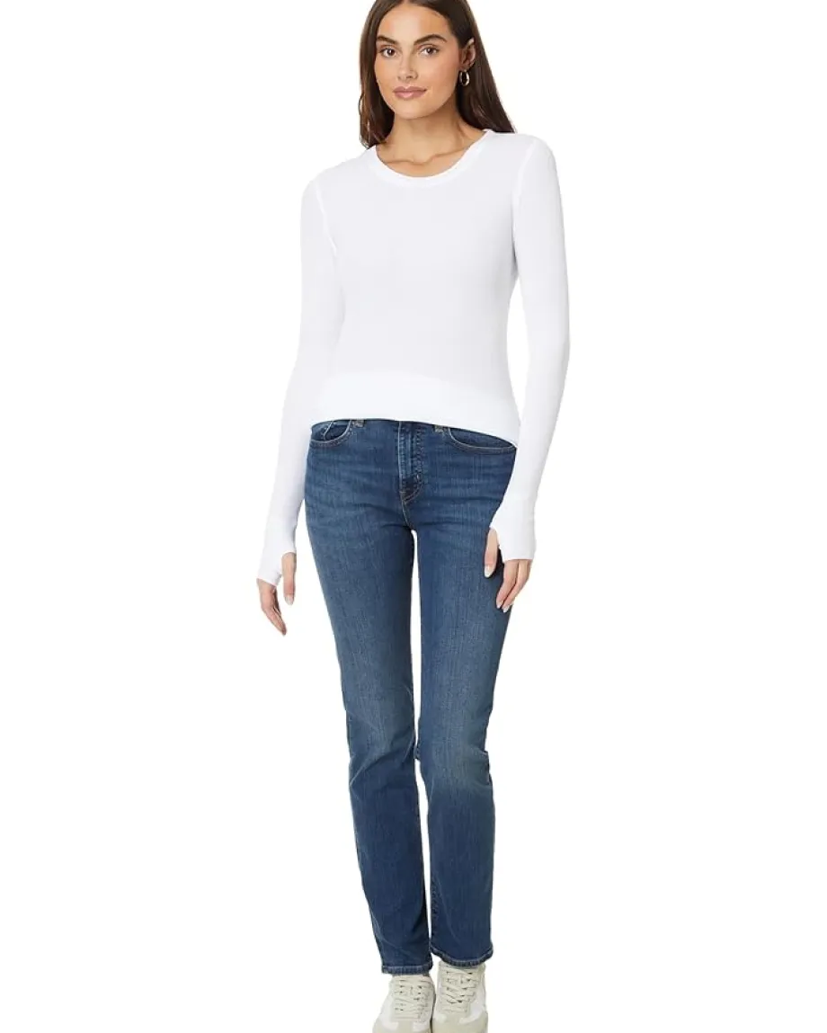 Women Mod-o-doc Long Sleeve Crew Neck Tee with Thumbhole