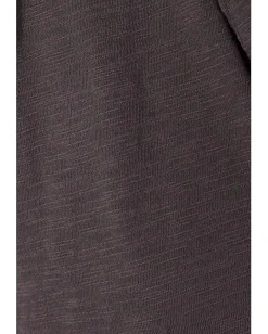 Mod-o-doc Long Sleeve Easy Polo Tee Washed Ebony Clearance