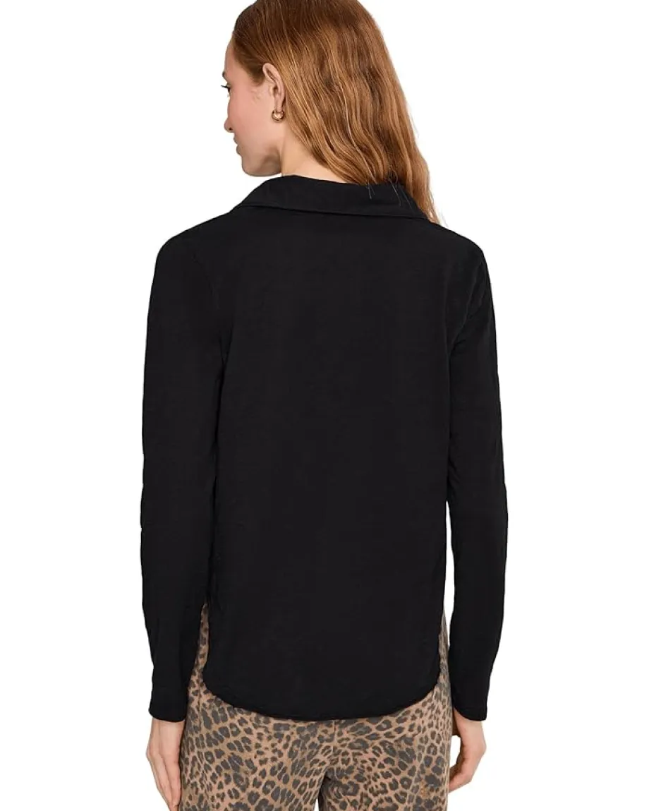 Women Mod-o-doc Long Sleeve Easy Polo Tee