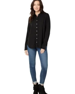 Dylan by True Grit Long Sleeve Scout Shirt Black Clearance