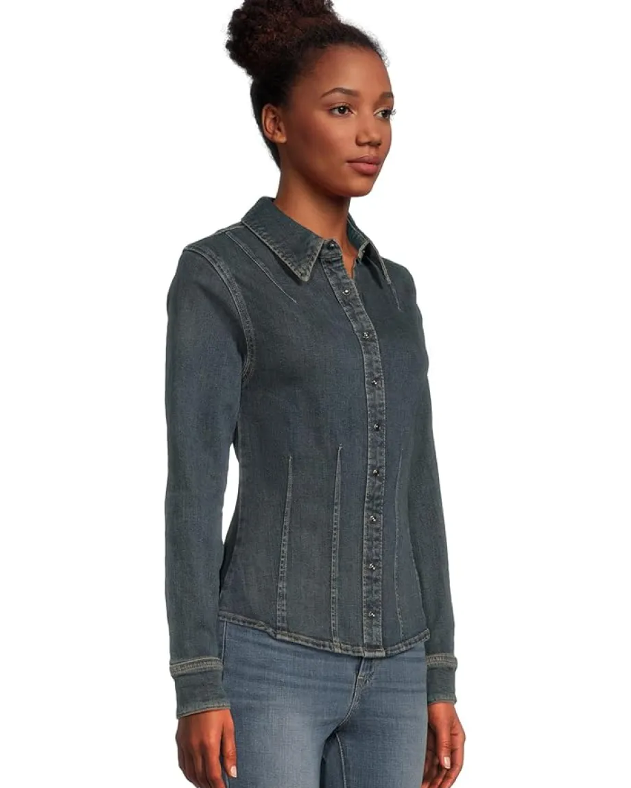 Levi's® Premium Long Sleeve Shaped Shirt Dolly Pardon Me Hot