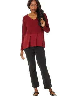 Mod-o-doc Long Sleeve Shark Bite Top Maple Sugar Sale