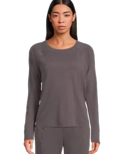 Women Mod-o-doc Long Sleeve Slim Crew Neck Tee