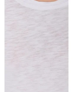 Mod-o-doc Long Sleeve Twisted Scoopneck Tee White Online