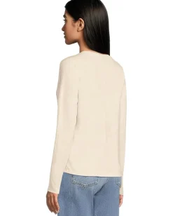 Lilla P Long Sleeve V-Neck Stone Hot
