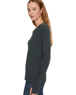 Women Mod-o-doc Long Sleeve With Thumbhole, Crewneck Tee
