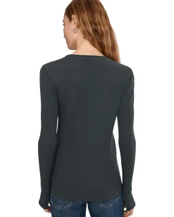 Women Mod-o-doc Long Sleeve With Thumbhole, Crewneck Tee
