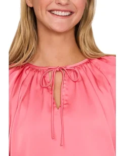 Women CeCe Long Sleeves Raglan V-Neck Top