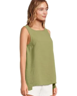 Women Mod-o-doc Long Step Hem Tank