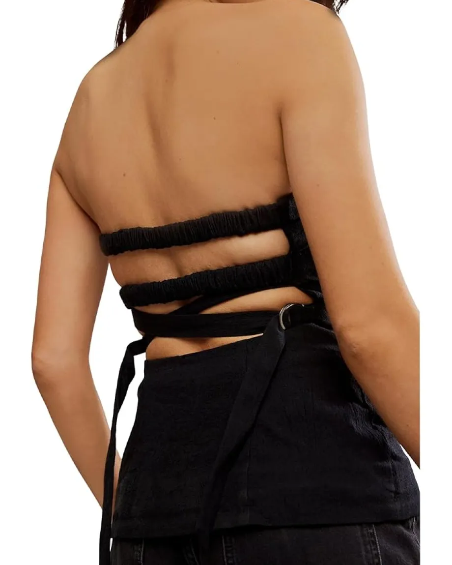 Free People Lora Tube Black Hot