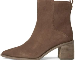 Vince Camuto Lorelai Block Heel Bootie Toasted Taupe Online