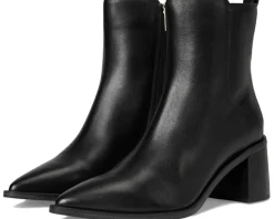 Vince Camuto Lorelai Block Heel Bootie Black Clearance