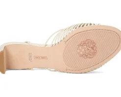 Women Vince Camuto Lory Ankle Wrap Kitten Heel Sandals