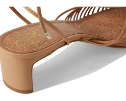 Women Vince Camuto Lory Ankle Wrap Kitten Heel Sandals