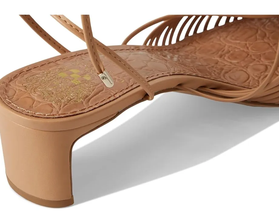 Women Vince Camuto Lory Ankle Wrap Kitten Heel Sandals