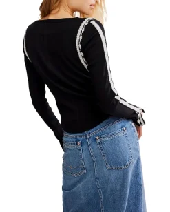 Women Free People Lost Love Long-sleeve Top