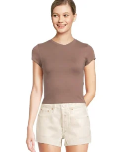 Women Prana Lotus Short Sleeve Tee