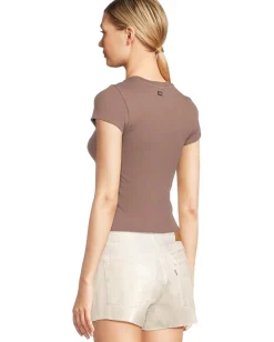 Women Prana Lotus Short Sleeve Tee