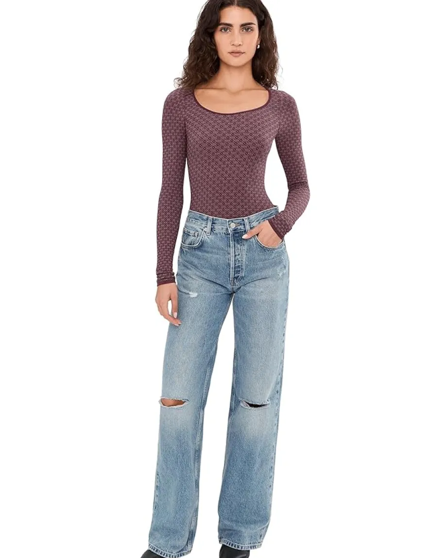 Women Free People Love Letter Long Sleeve