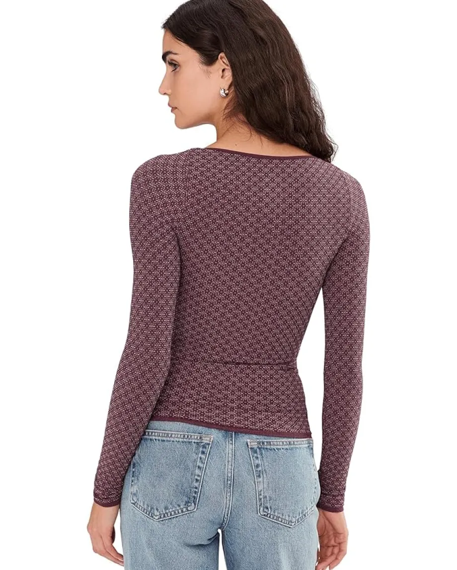 Women Free People Love Letter Long Sleeve