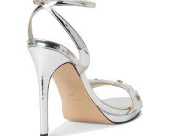 Nine West Lovely Silver Mirror Metallic Discount