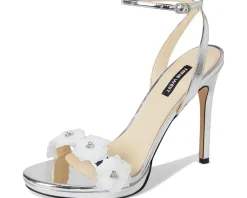 Nine West Lovely Silver Mirror Metallic Discount