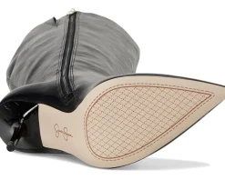 Jessica Simpson Lovienn Pointed Toe Wide Calf Knee Boots Black Outlet