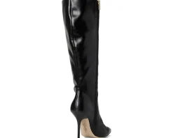 Jessica Simpson Lovienn Pointed Toe Wide Calf Knee Boots Black Outlet