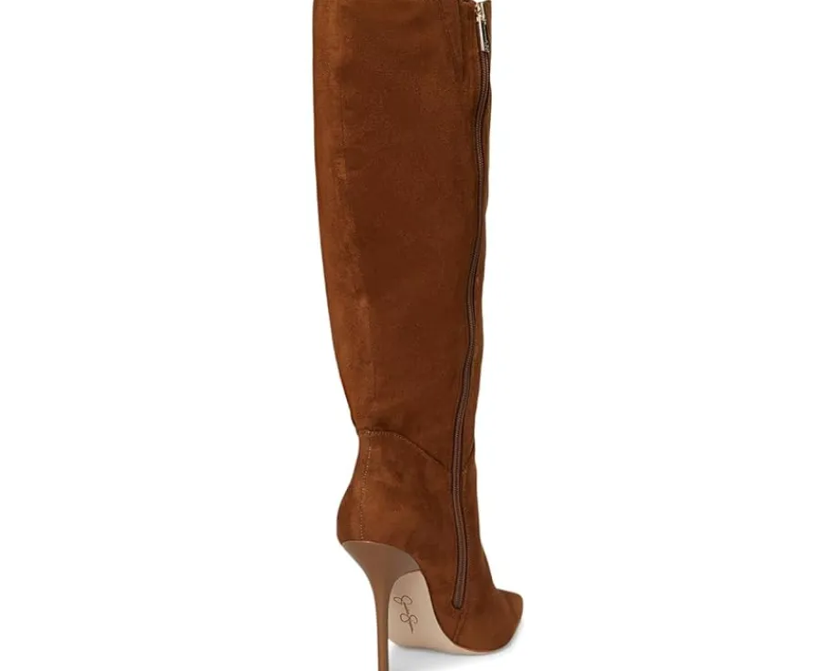 Women Jessica Simpson Lovienn Pointed Toe Wide Calf Knee Boots