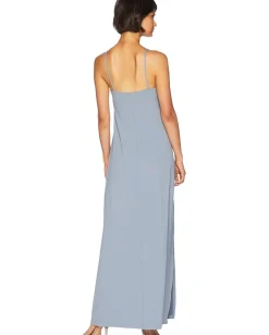 Women Susana Monaco Low V-Neck with Slit Dress
